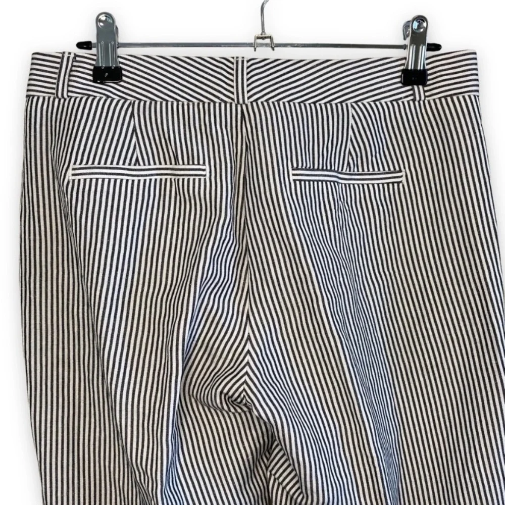 Banana Republic - Logan Stripe Linen Pant - 0 - Sri Lanka